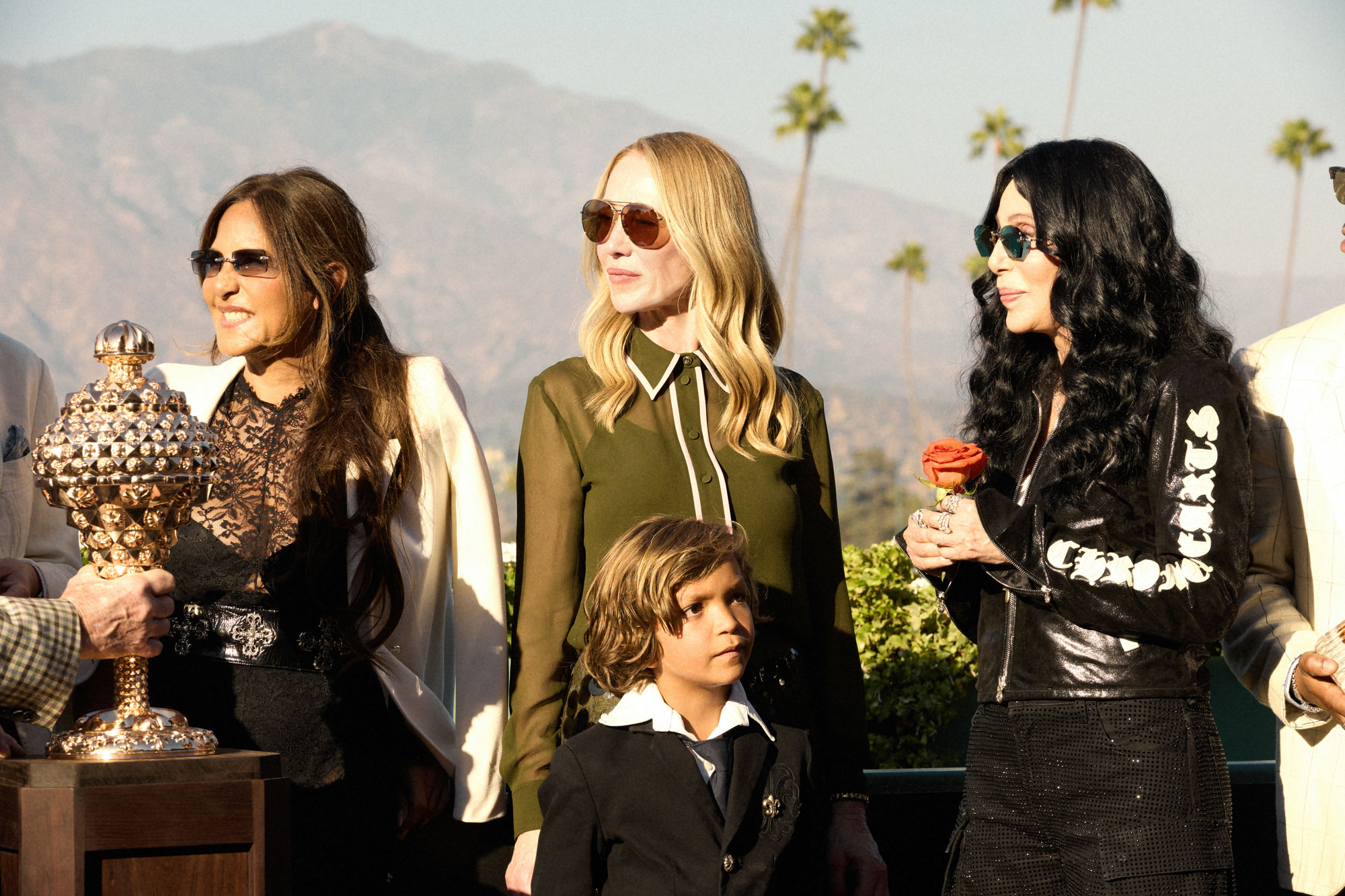 Beyoncé, Cher and Sharon Stone attend the California Crown